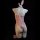 Pink bunny girl lingerie set with leopard print, fluffy tail, and matching headband on mannequin.