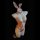 Pink leopard print bunny girl lingerie set with ears, choker, and garters on mannequin.