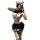 Woman in cute student-style jk lingerie set with bunny ears, posing playfully for a mirror selfie. perfect for sensual fun an...