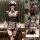 Model wearing the pure & playful lingerie set, a seductive maid-themed sleepwear with sheer black fabric, white apron, and la...