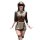 Sheer maid-themed lingerie set with lace details, corset waist, and thigh-high stockings for romantic nights.