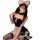 Sexy maid costume sleepwear set featuring lace details and no-remove design, perfect for playful outfits.