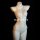 White sheer chemise lingerie set with lace trim and bow detail on mannequin - qqny pure & playful sensual sleepwear for women...