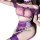 Woman wearing purple pure & playful lingerie set, featuring sheer fabric, lace trim, and pearl accents for a flirty, sensual ...