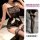 Pure & playful lingerie sleep set featuring a sheer black dress with lace details and stockings, perfect for romantic bedroom...