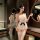 Pure & playful lingerie sleep set featuring a sexy sheer sleep dress with lace details and a black bow, perfect for romantic ...
