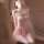 Pure & Playful Milk-Cap Lace Sleep Dress - Sheer Mesh Babydoll Nightgown with Push-Up Design - Product Image