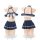 Pure & playful student-style lingerie set – japanese sailor uniform jk outfit for role play, featuring a navy blue and white ...