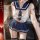 Pure & playful student-style lingerie set – sexy jk uniform, sailor outfit, open-crotch college costume