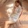 Elegant lace cut-out design, sheer fabric with floral patterns, perfect cheongsam-style bedroom outfit for allure and sophist...