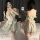 Pure & seductive lace dress set - sheer hanfu sleepwear & cosplay mini skirt outfit featuring delicate lace details and ruffl...