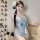 Elegant sheer floral lace bodysuit with a delicate bow, perfect for a night of pure allure and seductive charm.
