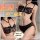 Black lace lingerie set with push-up bra and matching panty, designed for small busts, featuring delicate straps and a seduct...