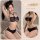 Model wearing black lace push-up bra and matching panty from pure & seductive lingerie set for small busts.