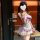 Woman in elegant maid outfit with purple accents, showcasing pure & seductive lingerie set - a sensual and stylish choice for...