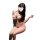 Woman modeling pure & seductive lingerie set with sheer mesh bodycon skirt and matching bralette, posing elegantly.