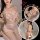 Sheer pink lingerie set with ruffles, open-crotch design, and delicate straps—modest yet sexy sleepwear inspired by qinyu cos...