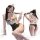 Pure & seductive bunny girl lingerie set with lace, open-crotch design, and no-remove style for modest yet sexy sleepwear.