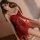 Elegant red lace cami sleep dress featuring underwire support, perfect for flirty bedroom lingerie designed for small busts.