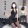 Pure temptation lingerie dress - sexy v-neck backless bodycon nightclub mini dress with halter neck, ， 。