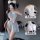 Pure temptation lingerie set - sexy backless bodysuit with detachable belly band, seductive eat-ready outfit featuring a...