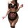 Sexy leopard print lingerie set with black fur trim, featuring a seamless bra and high-waist panty for plus size.