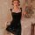 Elegant black velvet dress featuring ruched hip detail, perfect for a sexy sleepwear look. ideal for lazy princess style nigh...
