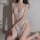 Pure temptation lingerie sleepwear set - seductive midnight bedroom outfit for small bust women, featuring lace details and e...