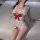 Sexy maid nurse costume sleepwear set featuring lace and red bows, perfect for bold fashion statements.