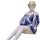 Pure temptation womens lingerie set - deep v japanese kimono style cosplay outfit with floral fox dream design