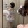 A woman models a delicate japanese-inspired kimono-style sleepwear set, featuring floral patterns, soft pink accents, and ele...