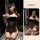 Woman modeling pure & tempting leopard print lingerie set - sexy open-crotch costume for women, seductive role play outfit wi...