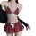 Pure & tempting lingerie set - seductive plaid short skirt student jk uniform outfit for women, featuring a red tartan design...