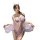 Woman wearing purple sheer lace lingerie set with cat ears, featuring a no-remove design for sensual cosplay sleepwear.