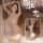 Vintage-inspired sheer mesh lingerie set, perfect for a romantic date night. features delicate floral patterns and soft textu...