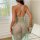 Sexy sheer purple lace chemise sleepwear for women, featuring adjustable straps and a stylish design, perfect for intimate mo...