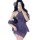 Purple lace cheongsam dress for women, featuring a sexy bodycon design with silk-like texture, perfect for flirty party outfi...