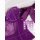 Purple lace corset bodysuit with fishbone shapewear, featuring seductive design and adjustable straps for womens sleepwear.