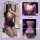 Purple ol secretary sexy lingerie set featuring deep v lace design, sheer tight fit skirt, perfect for intimate elegance.