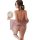 Purple sheer open-back sleepwear set featuring delicate floral design, perfect for feminine allure and comfort.