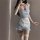 Qing lian yi japanese maid costume dress - sweet & sexy cute role play lingerie outfit for women, featuring light blue ruffle...