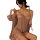 Woman wearing qing lian yi plus size lingerie set with lace-trimmed slip dress and matching robe, elegant sleepwear combo.