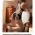 Woman wearing qing lian yi sexy lace sleep dress, backless strap nightgown with sheer lace detailing and seductive lounge set...