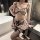Qing lian yi sexy maid costume set featuring a flirty cupcake skirt with floral design, perfect for small bust enhancement.