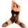 Woman modeling black lace sleepwear set with butterfly details, underwire support, and push-up design, featuring thigh-high s...