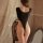 Qingran sexy lingerie set - sheer passion sleepwear bodysuit with open-crotch design, pure temptation uniform style