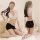 Qingran sexy secretary costume set featuring elegant european-style lingerie with a white crop top and black mini skirt, perf...