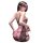 Woman wearing qingshe minimalist seductive lace bra set, elegant wire-free lingerie with alluring charm and floral details.