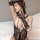 Qingyege Sexy Lace Bodysuit - Plus Size Seductive Sleepwear & Uniform Outfit Set, One-Piece Temptation Lingerie - Product Image