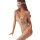 Woman wearing qingyege sexy lace bodysuit with sheer mesh, open-crotch thigh-high stockings, and adjustable straps.